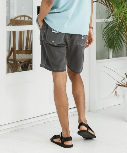 Kahiko（カヒコ）の「【Kahiko】SURF＆Palms ショアMEN'Sハーフパンツ（スウェットパンツ・メンズ・ネイビー/ライトブルー/グレー・FREE）」の6枚目の写真