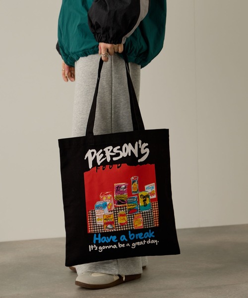 PERSON'S(パーソンズ)の「【PERSON'S/パーソンズ】キャンバス グラフィック トートバッグ(トートバッグ・メンズ・C/D/E/F/A/B/G・FREE)」の4枚目の写真