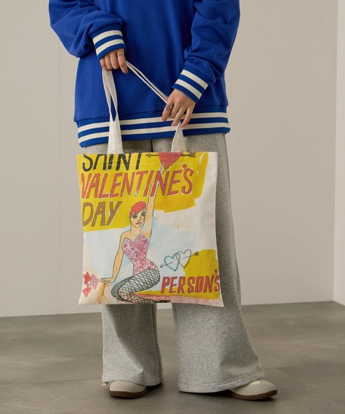 PERSON'S(パーソンズ)の「【PERSON'S/パーソンズ】キャンバス グラフィック トートバッグ(トートバッグ・メンズ・C/D/E/F/A/B/G・FREE)」の18枚目の写真