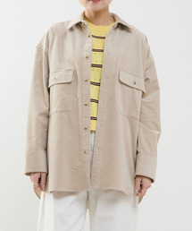 SOFFITTO | 【A_/エース】コーデュロイオーバーシャツ(シャツ/ブラウス)