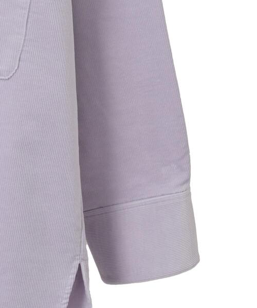 SOFFITTO（ソフィット）の「【A_/エース】コーデュロイオーバーシャツ（シャツ/ブラウス・レディース・グレイッシュベージュ/ラベンダー・FREE）」の13枚目の写真
