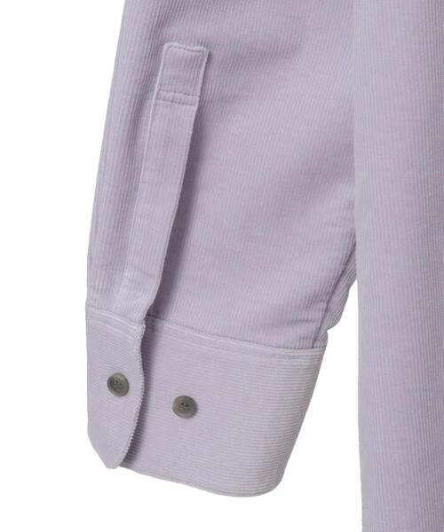 SOFFITTO（ソフィット）の「【A_/エース】コーデュロイオーバーシャツ（シャツ/ブラウス・レディース・グレイッシュベージュ/ラベンダー・FREE）」の14枚目の写真