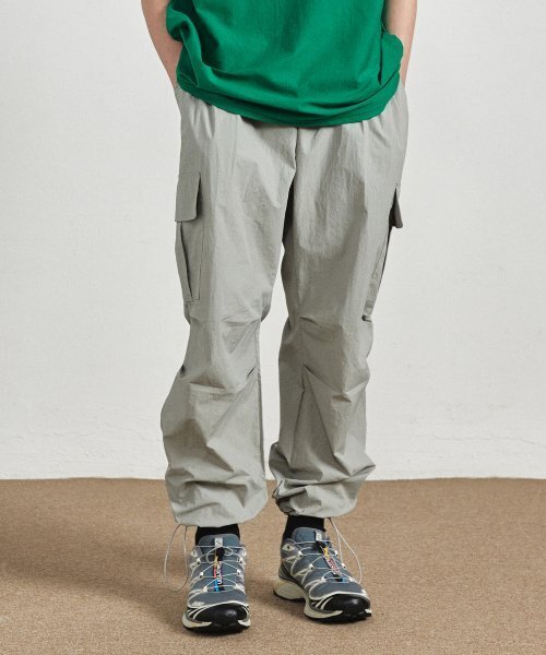 UNION BALANT(ユニオンバランテ)の「ナイロンストッパーパンツライトグレー(その他パンツ・メンズ・その他・L)」の1枚目の写真