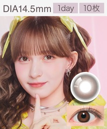 FruFru（フルフル）の「FruFru 1day ノエルブラウン （10枚入り）（コンタクトレンズ・カラコン）」