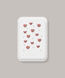 LAMINEZ（ラミネズ）の「マグセーフベアカードウォレット - アイボリー（スマホグッズ）」