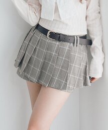 OLIVE des OLIVE | ベルト付きプリーツスカパン(スカート)