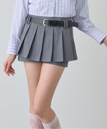 OLIVE des OLIVE | ベルト付きプリーツスカパン(スカート)