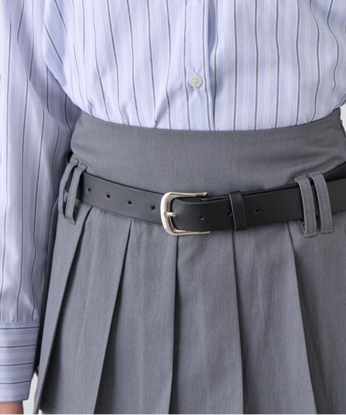 OLIVE des OLIVE（オリーブデオリーブ）の「ベルト付きプリーツスカパン（スカート・レディース・グレー/ブラック/ブラウン・FREE）」の11枚目の写真