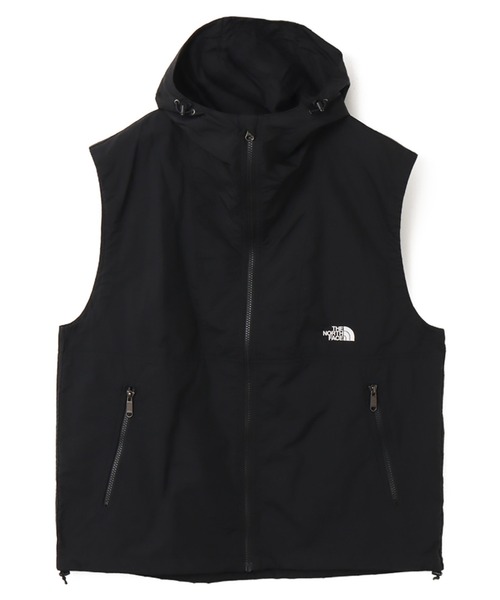 THE NORTH FACE（ザノースフェイス）の「THE NORTH FACE Compact Hooded Vest / ザ ノース フェイス コンパクト フーデッド ベスト（ベスト・メンズ・ベージュ/オフホワイト/ブラック・S/M/L/XL/XXL）」の3枚目の写真
