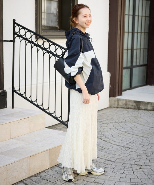 SLOBE IENA(スローブイエナ)の「《WEB限定/追加》レースランダムフレアスカート(スカート・レディース・アイボリー・36/38)」の3枚目の写真