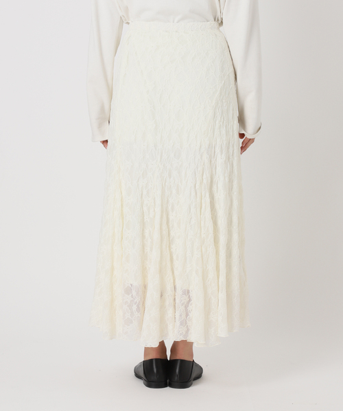 SLOBE IENA(スローブイエナ)の「《WEB限定/追加》レースランダムフレアスカート(スカート・レディース・アイボリー・36/38)」の15枚目の写真