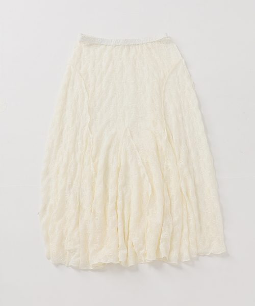 SLOBE IENA(スローブイエナ)の「《WEB限定/追加》レースランダムフレアスカート(スカート・レディース・アイボリー・36/38)」の20枚目の写真