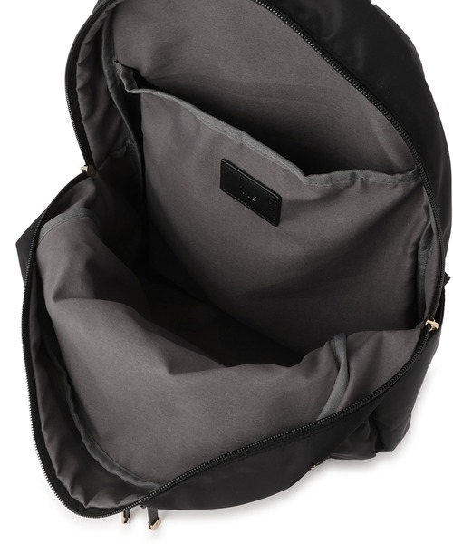 VIS（ビス）の「6ポケットリュック/A4・13インチPC対応（バックパック/リュック・レディース・ブラック/グレー・FREE）」の6枚目の写真