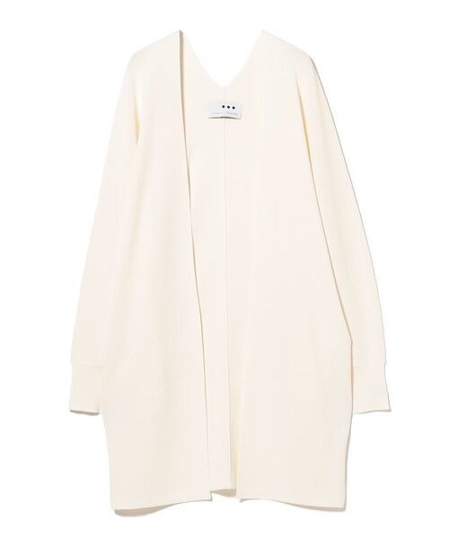 EFFE BEAMS（エッフェビームス）の「three dots / ベルト ロング カーディガン（ニット/セーター・レディース・ブラウン系その他3/オフホワイト・ONE SIZE）」の3枚目の写真