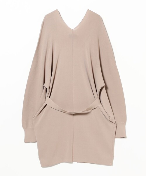 EFFE BEAMS（エッフェビームス）の「three dots / ベルト ロング カーディガン（ニット/セーター・レディース・ブラウン系その他3/オフホワイト・ONE SIZE）」の10枚目の写真