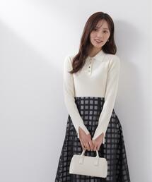 PROPORTION BODY DRESSING | ポロカラーニットワンピース / 1216140206(ワンピース)