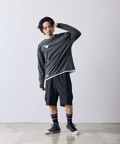 improves(インプローブス)の「ポリワッシャー ワイド ショーツ カーゴパンツ(その他パンツ・メンズ・ブラック/カーキ・SMALL/MEDIUM/LARGE/X-LARGE)」の15枚目の写真