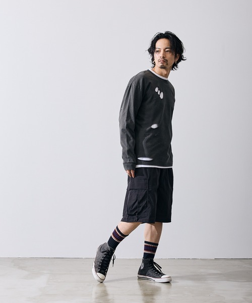 improves(インプローブス)の「ポリワッシャー ワイド ショーツ カーゴパンツ(その他パンツ・メンズ・ブラック/カーキ・SMALL/MEDIUM/LARGE/X-LARGE)」の16枚目の写真
