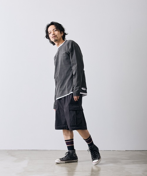 improves(インプローブス)の「ポリワッシャー ワイド ショーツ カーゴパンツ(その他パンツ・メンズ・ブラック/カーキ・SMALL/MEDIUM/LARGE/X-LARGE)」の17枚目の写真