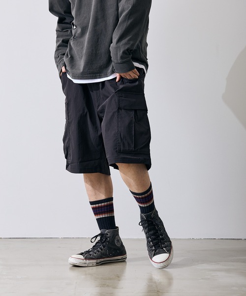 improves(インプローブス)の「ポリワッシャー ワイド ショーツ カーゴパンツ(その他パンツ・メンズ・ブラック/カーキ・SMALL/MEDIUM/LARGE/X-LARGE)」の7枚目の写真