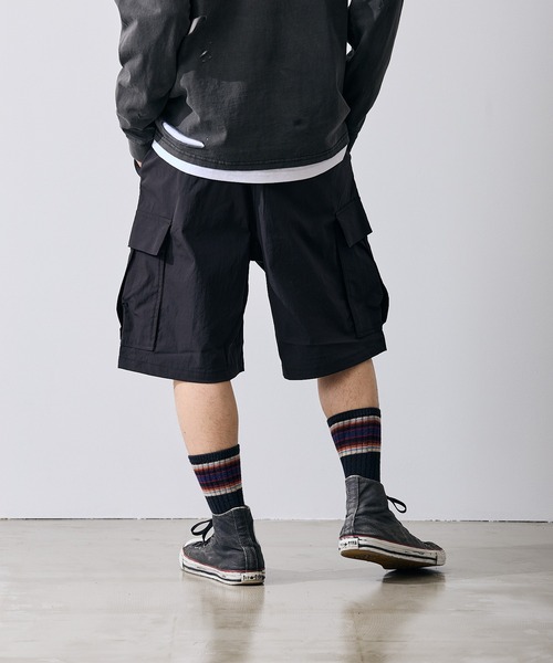 improves(インプローブス)の「ポリワッシャー ワイド ショーツ カーゴパンツ(その他パンツ・メンズ・ブラック/カーキ・SMALL/MEDIUM/LARGE/X-LARGE)」の8枚目の写真