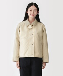 無印良品（ムジルシリョウヒン）の「婦人　撥水　コーデュロイ衿　ショートブルゾン（ブルゾン）」