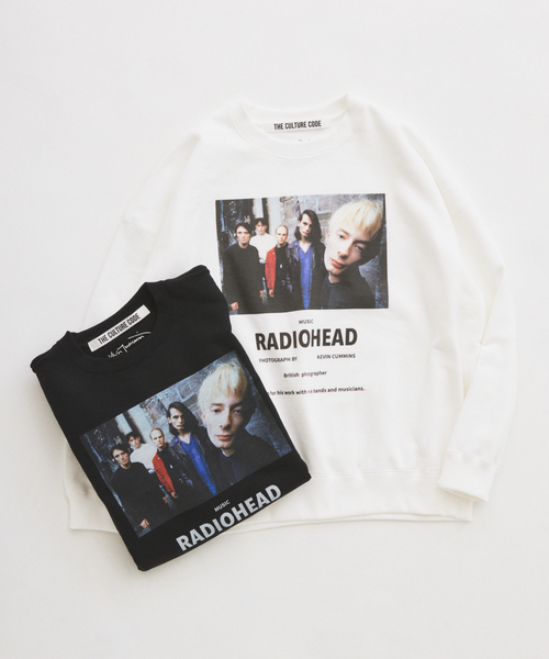 JOURNAL STANDARD relume（ジャーナルスタンダード　レリューム）の「【THE CULTURE CODE】レディオヘッド by Kevin Cummins フォトスウェット（スウェット・メンズ・ホワイト/ブラック・MEDIUM/LARGE）」の5枚目の写真