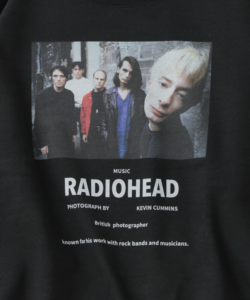 JOURNAL STANDARD relume（ジャーナルスタンダード　レリューム）の「【THE CULTURE CODE】レディオヘッド by Kevin Cummins フォトスウェット（スウェット・メンズ・ホワイト/ブラック・MEDIUM/LARGE）」の10枚目の写真