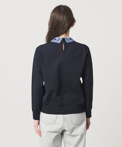 UNITED ARROWS（ユナイテッドアローズ）の「レディー フラワービジュー ニット‐ ウォッシャブル‐（ニット/セーター・レディース・ブラック/ダークグレー/ネイビー・FREE）」の15枚目の写真