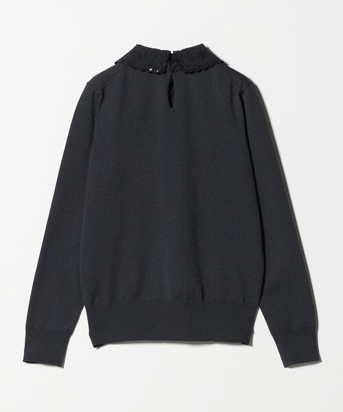 UNITED ARROWS（ユナイテッドアローズ）の「レディー フラワービジュー ニット‐ ウォッシャブル‐（ニット/セーター・レディース・ブラック/ダークグレー/ネイビー・FREE）」の17枚目の写真