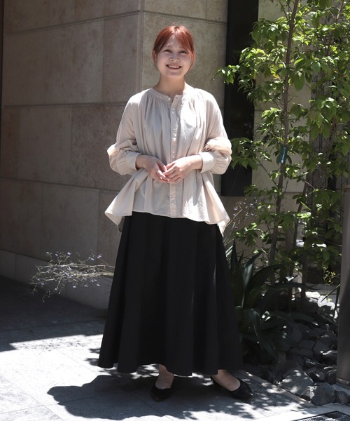 Brocante（ブロカント）の「[Brocante / ブロカント] 80ローン クレアシャツ（シャツ/ブラウス・レディース・ロイヤルブルー/ブラック/ホワイト/アイボリー・2）」の10枚目の写真