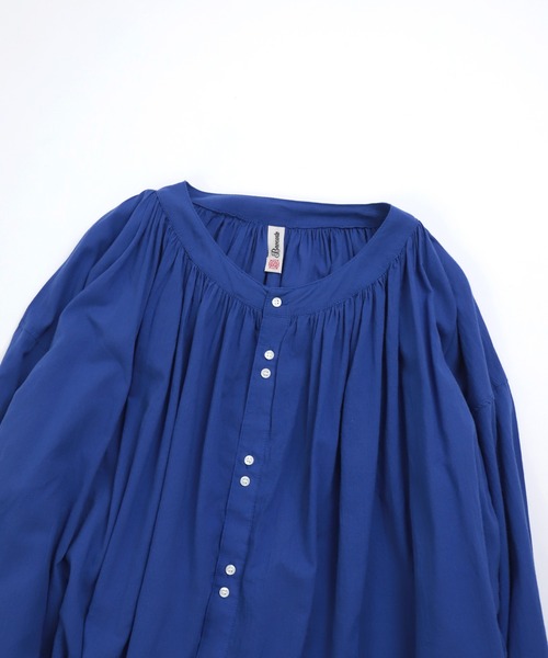 Brocante（ブロカント）の「[Brocante / ブロカント] 80ローン クレアシャツ（シャツ/ブラウス・レディース・ロイヤルブルー/ブラック/ホワイト/アイボリー・2）」の8枚目の写真