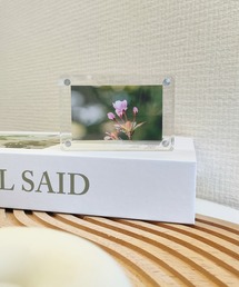 IRADOWL（アイラドール）の「【アイラドール room】クリアフレーム写真立て(S)（フォトフレーム）」