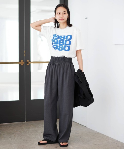 JOURNAL STANDARD(ジャーナルスタンダード)の「《追加2》ウールライクストレッチワイドパンツ(その他パンツ・レディース・ベージュ/チャコールグレー/アイボリー・40/38/36)」の19枚目の写真