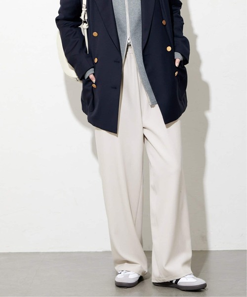 JOURNAL STANDARD(ジャーナルスタンダード)の「《追加2》ウールライクストレッチワイドパンツ(その他パンツ・レディース・ベージュ/チャコールグレー/アイボリー・40/38/36)」の7枚目の写真