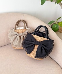 リボンかごバッグ