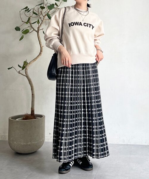 un dix cors(アンディコール)の「ウールフリースロゴプルオーバー(Tシャツ/カットソー・レディース・ネイビー/モカ/アイボリー・FREE)」の6枚目の写真