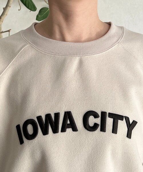 un dix cors(アンディコール)の「ウールフリースロゴプルオーバー(Tシャツ/カットソー・レディース・ネイビー/モカ/アイボリー・FREE)」の11枚目の写真