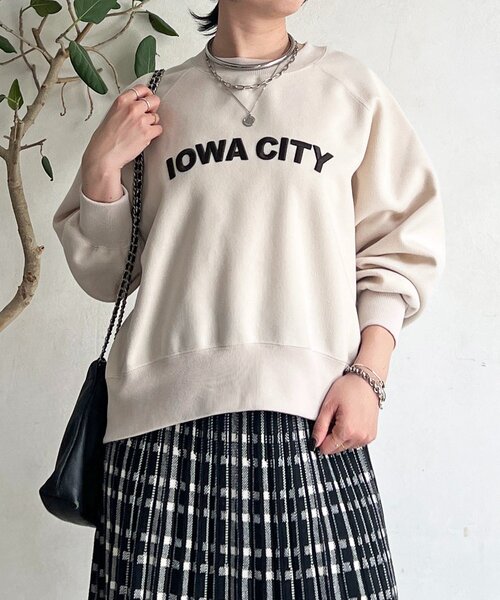 un dix cors(アンディコール)の「ウールフリースロゴプルオーバー(Tシャツ/カットソー・レディース・ネイビー/モカ/アイボリー・FREE)」の15枚目の写真