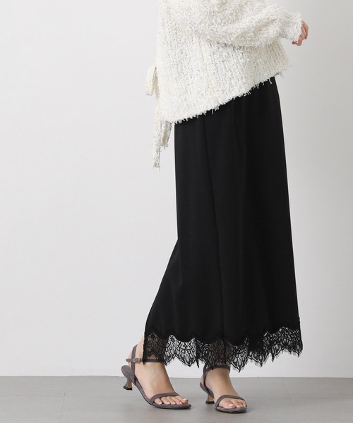 Gready Brilliant（グレディブリリアン）の「ジョーゼットレースタイト（スカート・レディース・ブラック/アイボリー・38/36）」の15枚目の写真