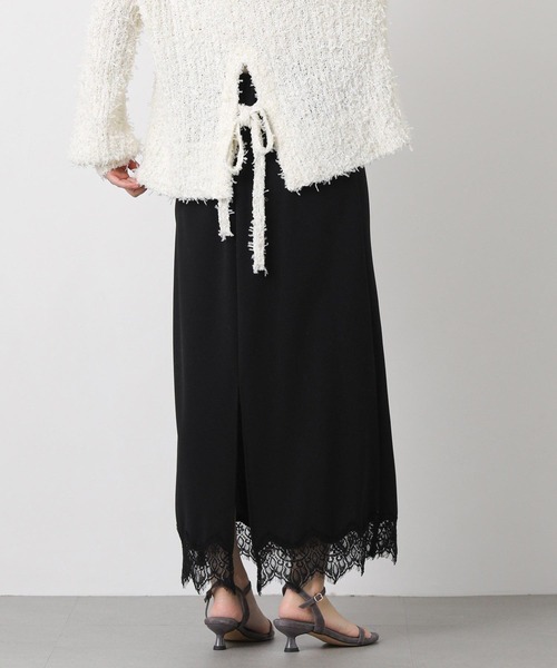 Gready Brilliant（グレディブリリアン）の「ジョーゼットレースタイト（スカート・レディース・ブラック/アイボリー・38/36）」の16枚目の写真