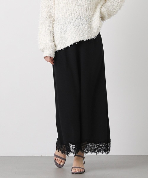 Gready Brilliant（グレディブリリアン）の「ジョーゼットレースタイト（スカート・レディース・ブラック/アイボリー・38/36）」の17枚目の写真