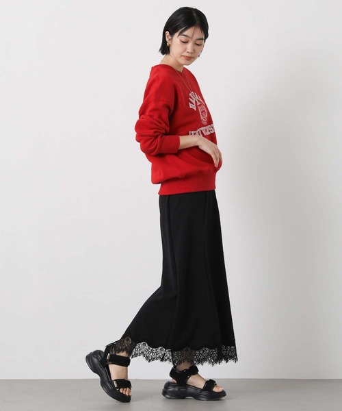 Gready Brilliant（グレディブリリアン）の「ジョーゼットレースタイト（スカート・レディース・ブラック/アイボリー・38/36）」の19枚目の写真