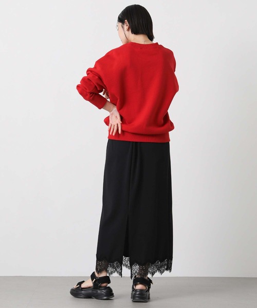 Gready Brilliant（グレディブリリアン）の「ジョーゼットレースタイト（スカート・レディース・ブラック/アイボリー・38/36）」の20枚目の写真