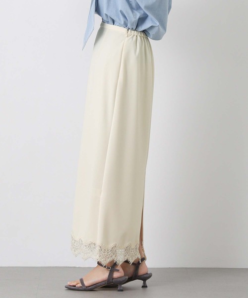 Gready Brilliant（グレディブリリアン）の「ジョーゼットレースタイト（スカート・レディース・ブラック/アイボリー・38/36）」の7枚目の写真