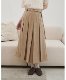 moi tytto（モイテュット）の「ボックスプリーツスカート【セットアップ着用可能】（スカート）」