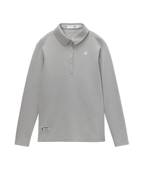 le coq sportif GOLF(ルコックスポルティフゴルフ)の「【DAILY】長袖シャツ(Tシャツ/カットソー・レディース・ネイビー/グレー/ホワイト・M/L/XL/3L/S)」の1枚目の写真