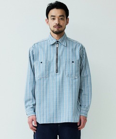 【UNION HERCULES MADE】ハーフZIPシャツ