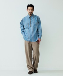 UNION HERCULES MADE（ユニオンヘラクレスメイド）の「【UNION HERCULES MADE】ハーフZIPシャツ（シャツ/ブラウス）」