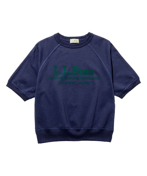 L.L.Bean(エルエルビーン)の「【JAPAN EDITION】ポーテージ・ショートスリーブ・スウェットシャツ(スウェット・レディース・ライトグレー/ネイビー/イエロー/アイボリー・MEDIUM)」の3枚目の写真